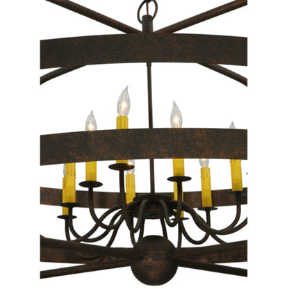 Meyda Tiffany Aldari 12 Light 48" Wide Taper Candle Style Chandelier