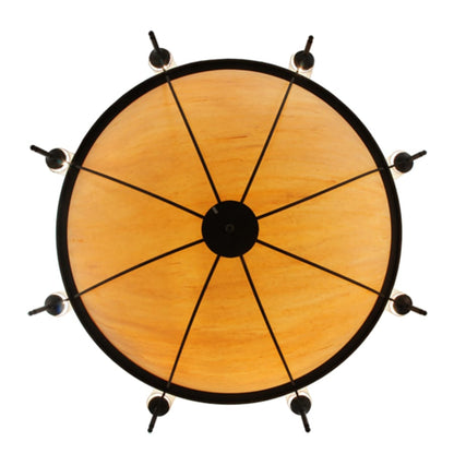 Meyda Tiffany Alysia 8 Light 85" Wide Semi-Flush Bowl Ceiling Fixture