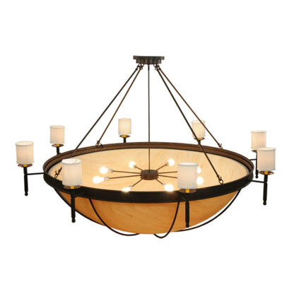 Meyda Tiffany Alysia 8 Light 85" Wide Semi-Flush Bowl Ceiling Fixture