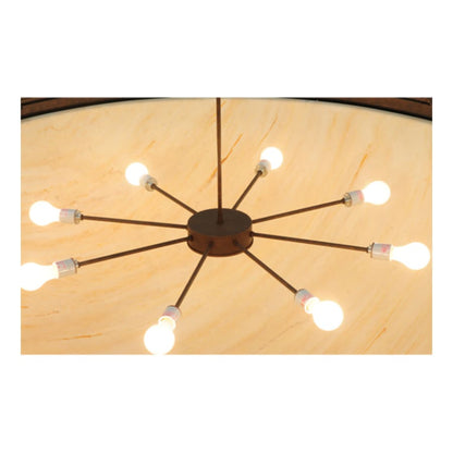 Meyda Tiffany Alysia 8 Light 85" Wide Semi-Flush Bowl Ceiling Fixture