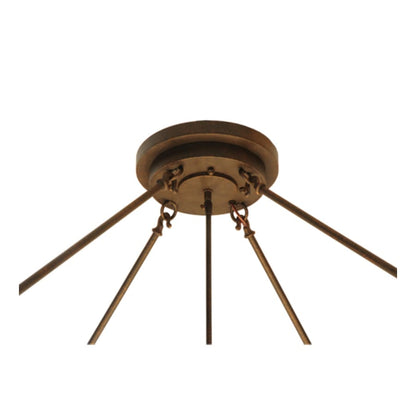 Meyda Tiffany Alysia 8 Light 85" Wide Semi-Flush Bowl Ceiling Fixture