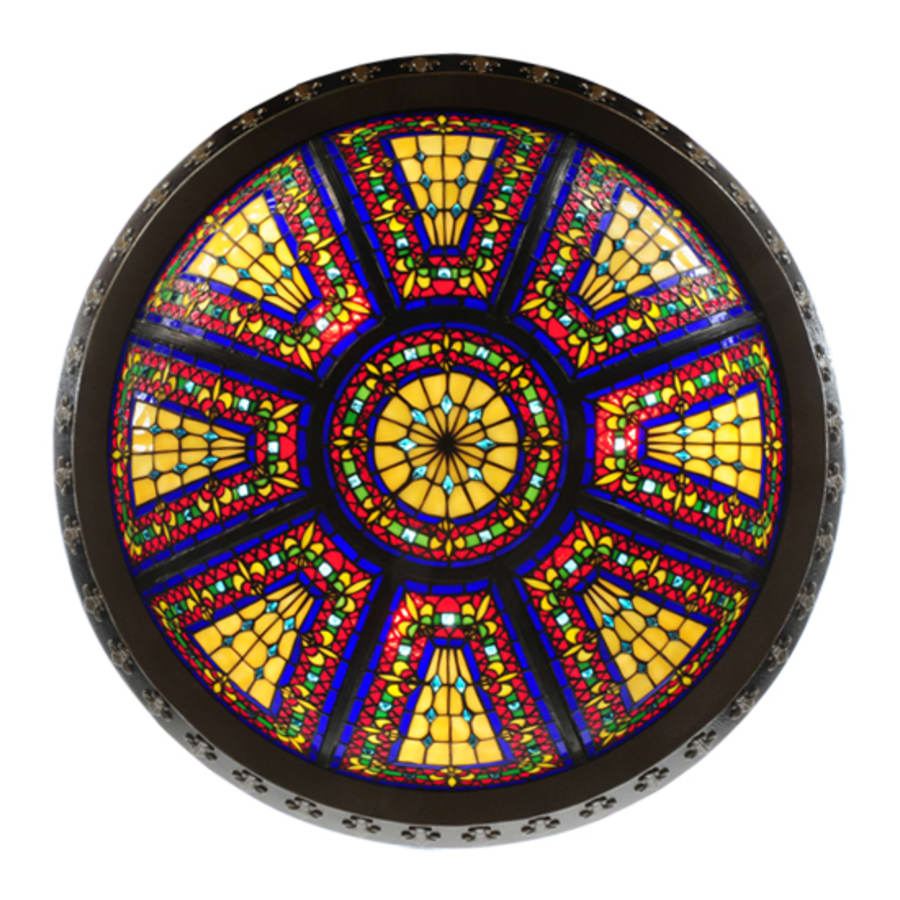 Meyda Tiffany Fleur-de-lis 3 Light 28" Wide Pendant