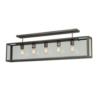Meyda Tiffany Affinity 5 Light 47" Wide Semi-Flush Ceiling Fixture