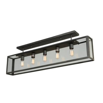 Meyda Tiffany Affinity 5 Light 47" Wide Semi-Flush Ceiling Fixture