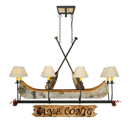 Meyda Tiffany Personalized 8 Light 50" Wide Linear Chandelier