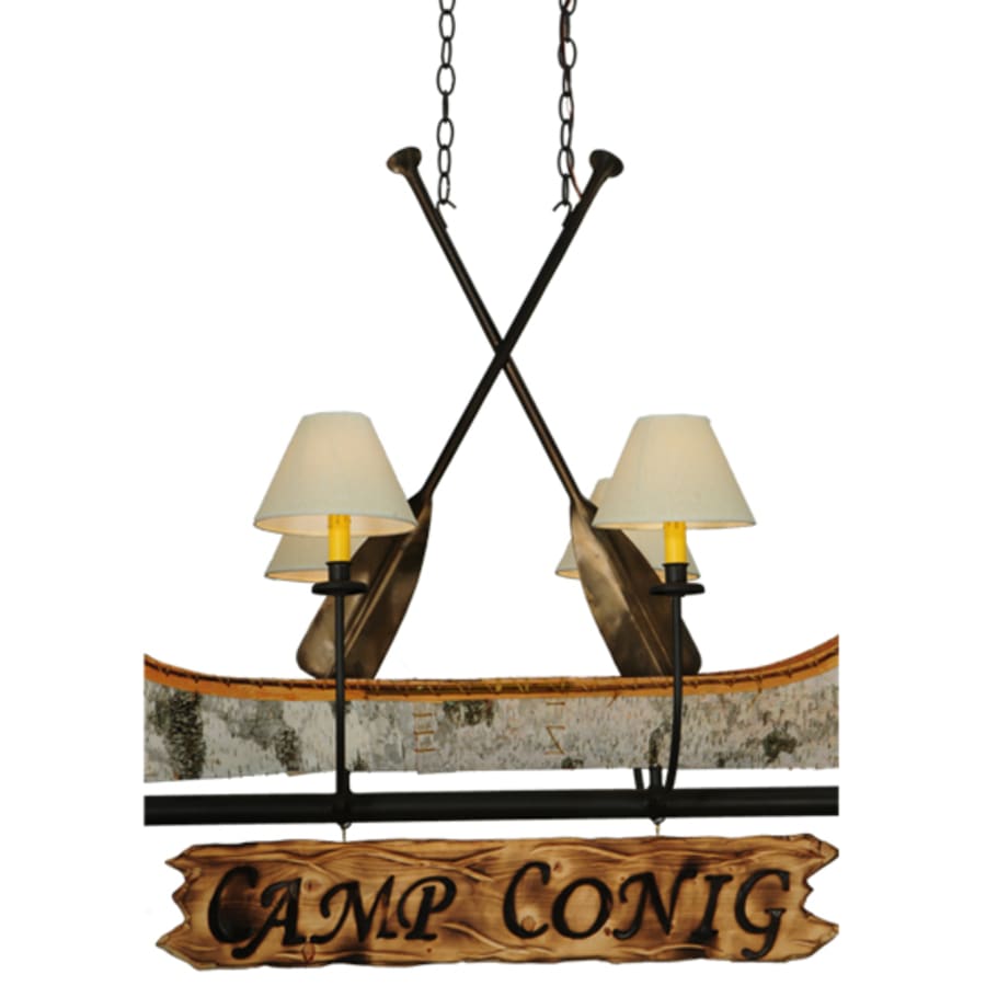Meyda Tiffany Personalized 8 Light 50" Wide Linear Chandelier