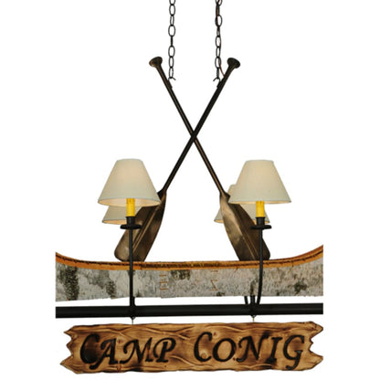 Meyda Tiffany Personalized 8 Light 50" Wide Linear Chandelier