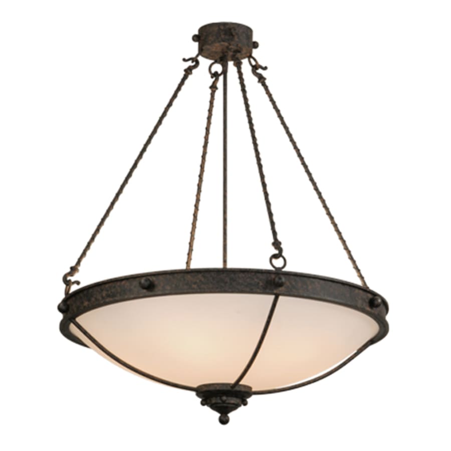 Meyda Tiffany Freya 6 Light 30" Wide Semi-Flush Bowl Ceiling Fixture