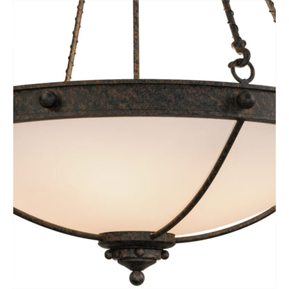 Meyda Tiffany Freya 6 Light 30" Wide Semi-Flush Bowl Ceiling Fixture
