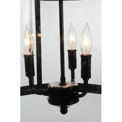 Meyda Tiffany Kitzi Cilindro 3 Light 22" Wide Semi-Flush Drum Ceiling Fixture