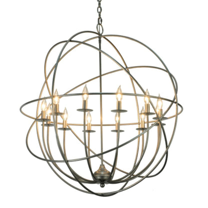 Meyda Tiffany Atom Enerjisi 12 Light 36" Wide Taper Candle Style Chandelier