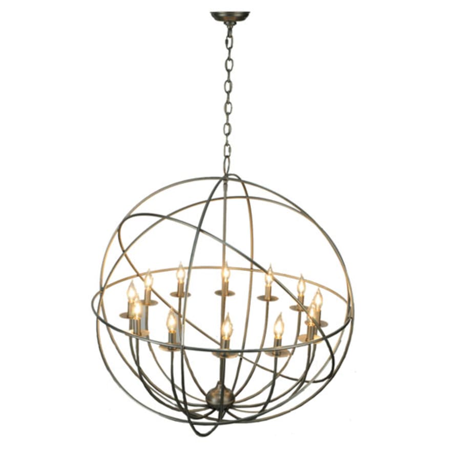 Meyda Tiffany Atom Enerjisi 12 Light 36" Wide Taper Candle Style Chandelier