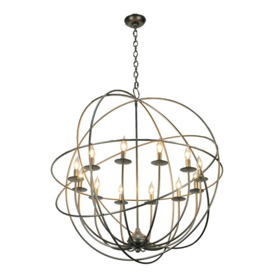 Meyda Tiffany Atom Enerjisi 12 Light 36" Wide Taper Candle Style Chandelier