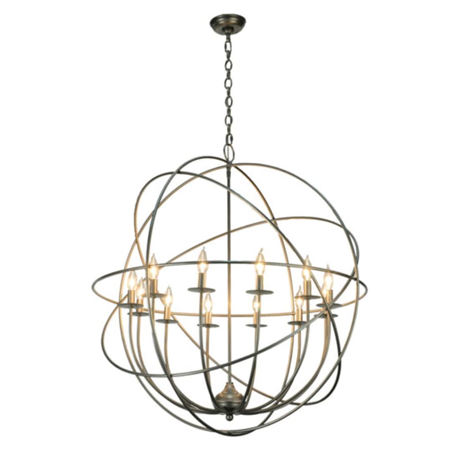 Meyda Tiffany Atom Enerjisi 12 Light 36" Wide Taper Candle Style Chandelier