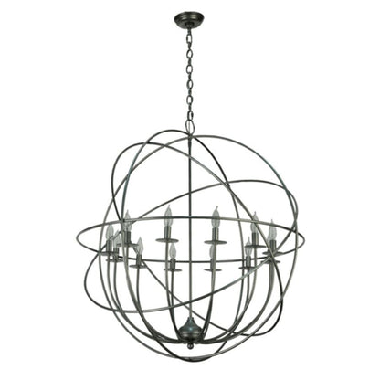 Meyda Tiffany Atom Enerjisi 12 Light 36" Wide Taper Candle Style Chandelier