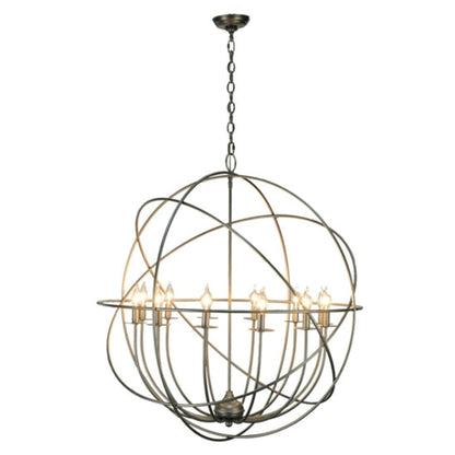 Meyda Tiffany Atom Enerjisi 12 Light 36" Wide Taper Candle Style Chandelier