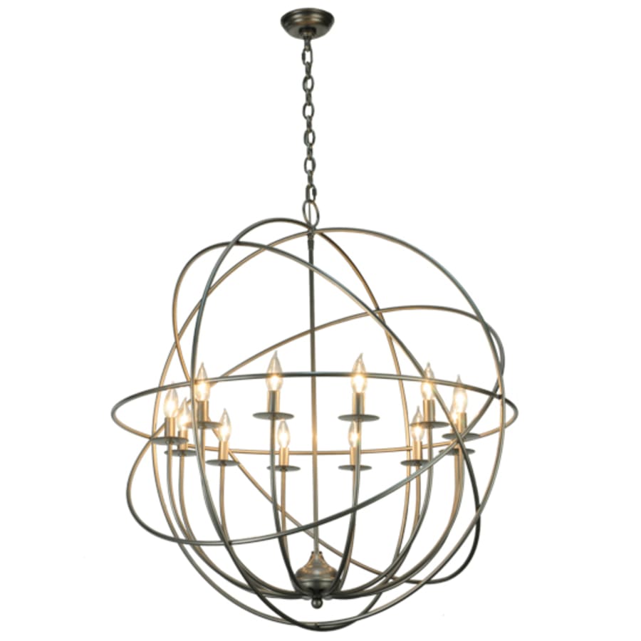 Meyda Tiffany Atom Enerjisi 12 Light 36" Wide Taper Candle Style Chandelier