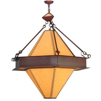 Meyda Tiffany Luxor 6 Light 42" Wide Abstract Pendant