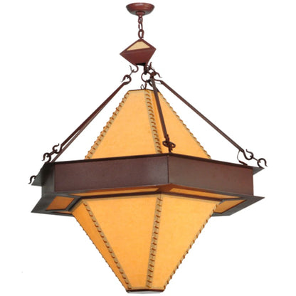 Meyda Tiffany Luxor 6 Light 42" Wide Abstract Pendant