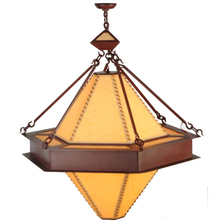 Meyda Tiffany Luxor 6 Light 42" Wide Abstract Pendant