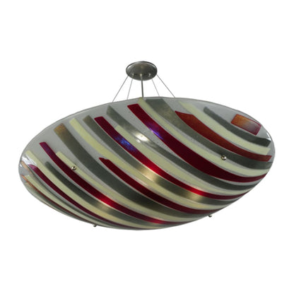 Meyda Tiffany Metro 4 Light 35" Wide Pendant