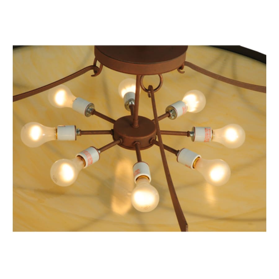 Meyda Tiffany Carousel 8 Light 42" Wide Pendant