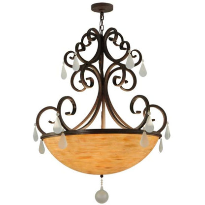 Meyda Tiffany Jeri 5 Light 37" Wide Crystal Pendant
