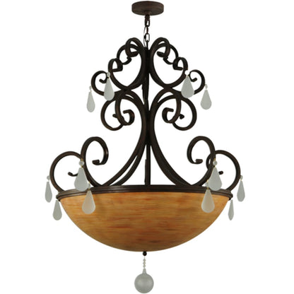 Meyda Tiffany Jeri 5 Light 37" Wide Crystal Pendant