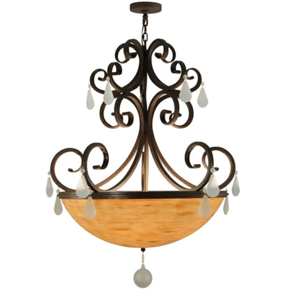 Meyda Tiffany Jeri 5 Light 37" Wide Crystal Pendant