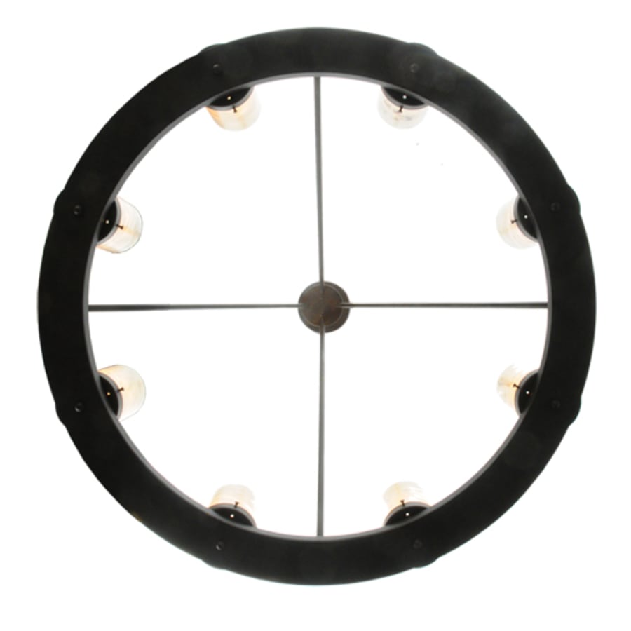 Meyda Tiffany Loxley 8 Light 38" Wide Pillar Candle Style Chandelier