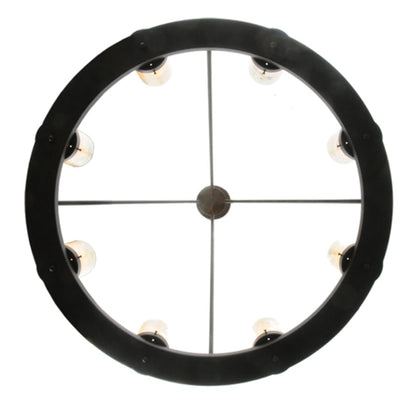 Meyda Tiffany Loxley 8 Light 38" Wide Pillar Candle Style Chandelier