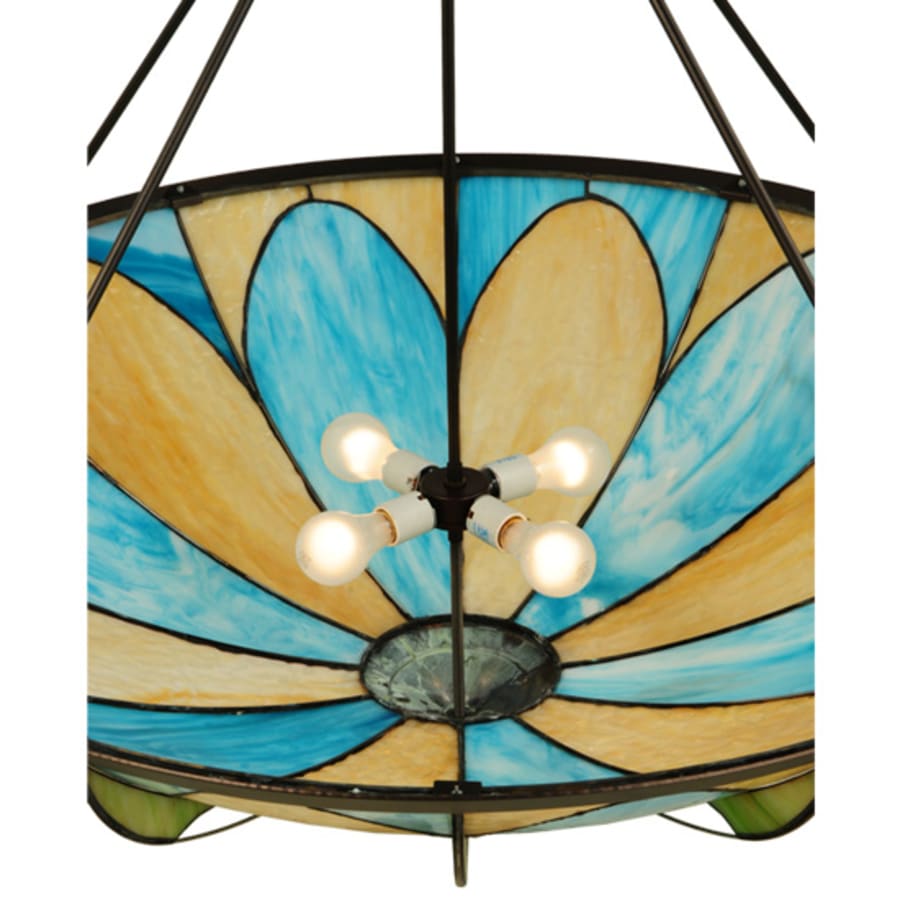 Meyda Tiffany Cowette 3 Light 43" Wide Pendant