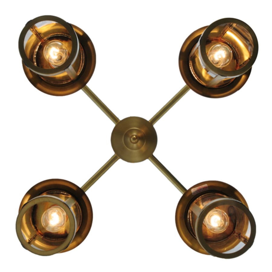 Meyda Tiffany Craftsman Signature Fulton Prime 4 Light 31" Wide Chandelier