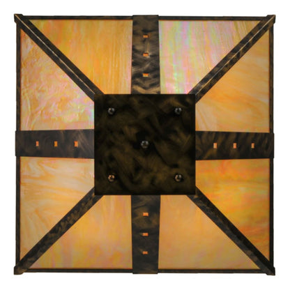 Meyda Tiffany Zandra 4 Light 43" Wide Semi-Flush Ceiling Fixture