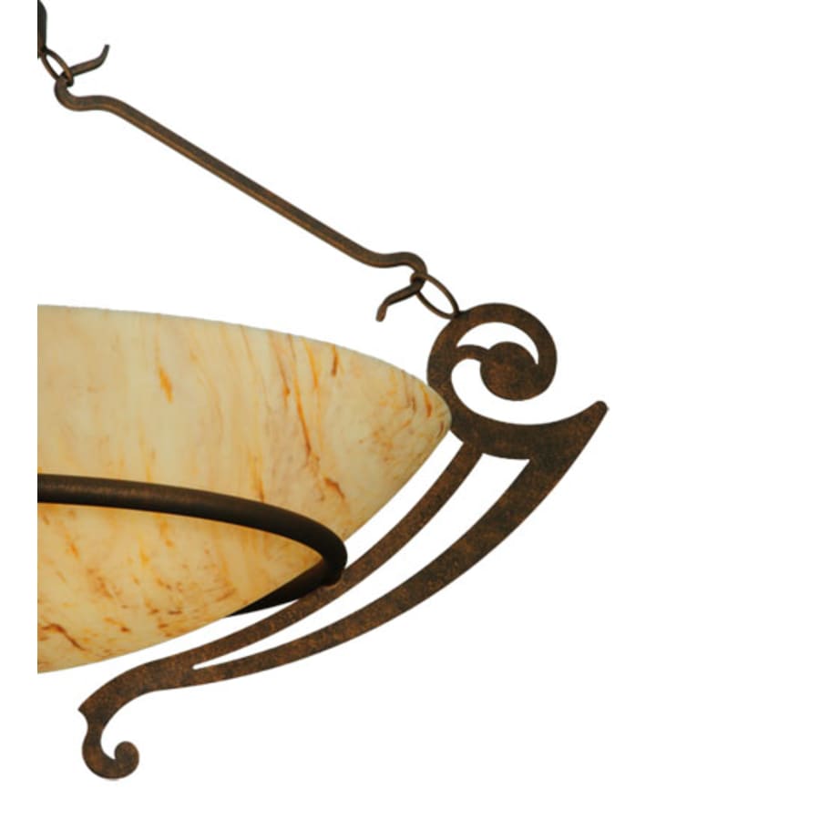 Meyda Tiffany Ceres 6 Light 42" Wide Semi-Flush Bowl Ceiling Fixture