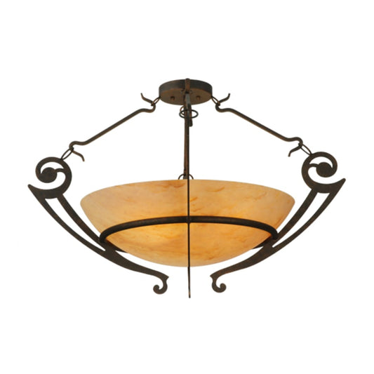 Meyda Tiffany Ceres 6 Light 36" Wide Semi-Flush Bowl Ceiling Fixture