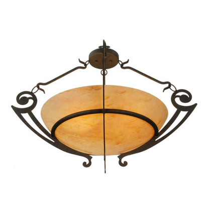 Meyda Tiffany Ceres 6 Light 36" Wide Semi-Flush Bowl Ceiling Fixture