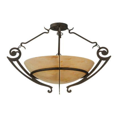Meyda Tiffany Ceres 6 Light 36" Wide Semi-Flush Bowl Ceiling Fixture