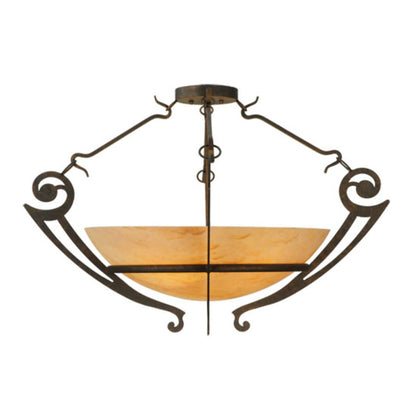 Meyda Tiffany Ceres 6 Light 36" Wide Semi-Flush Bowl Ceiling Fixture