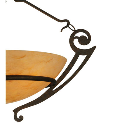Meyda Tiffany Ceres 6 Light 36" Wide Semi-Flush Bowl Ceiling Fixture