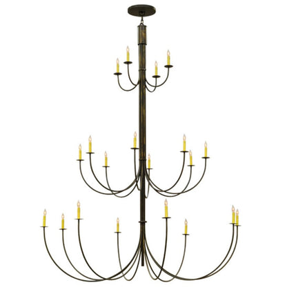 Meyda Tiffany Cheal 20 Light 78" Wide Taper Candle Style Chandelier