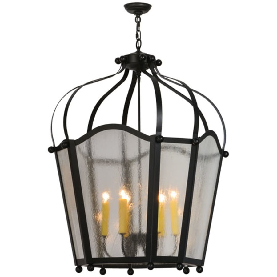 Meyda Tiffany Citadel 6 Light 33" Wide Taper Candle Pendant