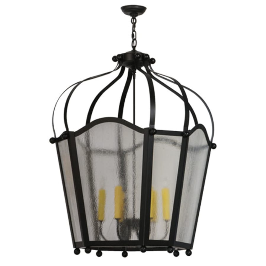 Meyda Tiffany Citadel 6 Light 33" Wide Taper Candle Pendant