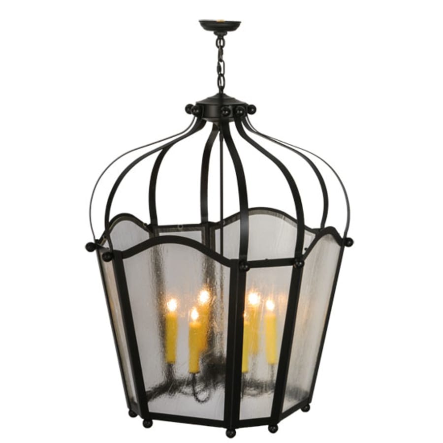 Meyda Tiffany Citadel 6 Light 33" Wide Taper Candle Pendant