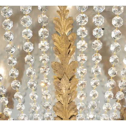 Meyda Tiffany Chrisanne 5 Light 33" Wide Flush Mount Bowl Ceiling Fixture - Pompeii Gold Finish