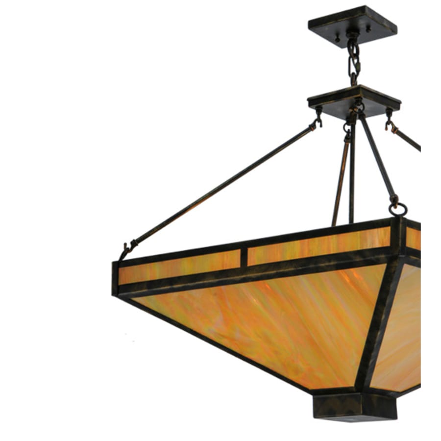 Meyda Tiffany Whitewing 4 Light 36" Wide Pendant