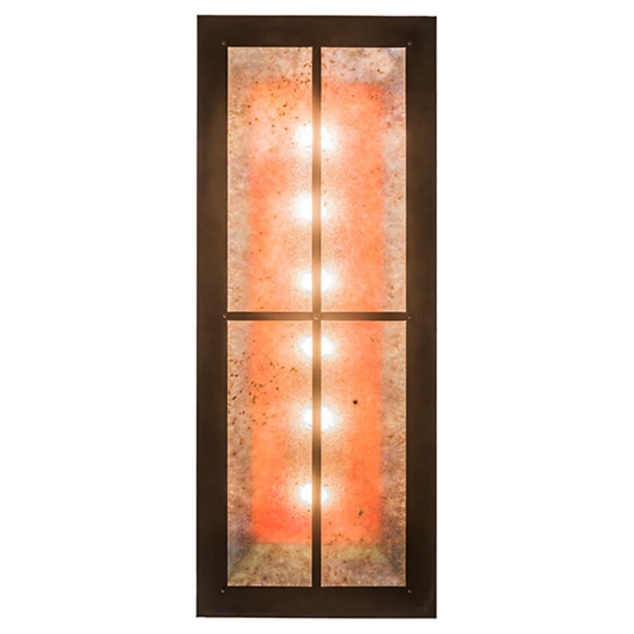 Meyda Tiffany Deer through the Trees 6 Light 52" Wide Linear Pendant
