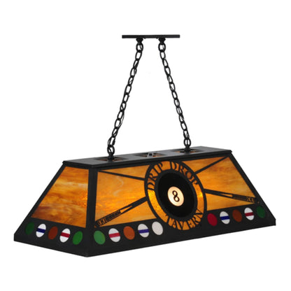 Meyda Tiffany Personalized 9 Light 39" Wide Billiard Linear Pendant