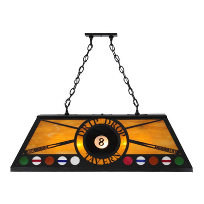 Meyda Tiffany Personalized 9 Light 39" Wide Billiard Linear Pendant