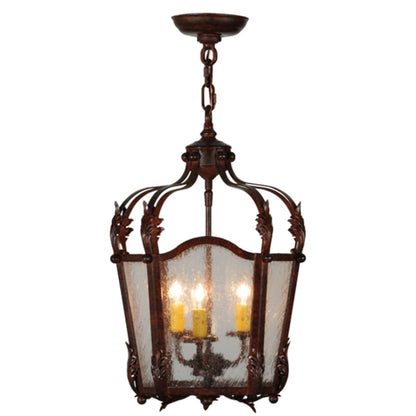 Meyda Tiffany Citadel 3 Light 12" Wide Taper Candle Pendant